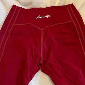 Alphalete Crimson Active Leggings